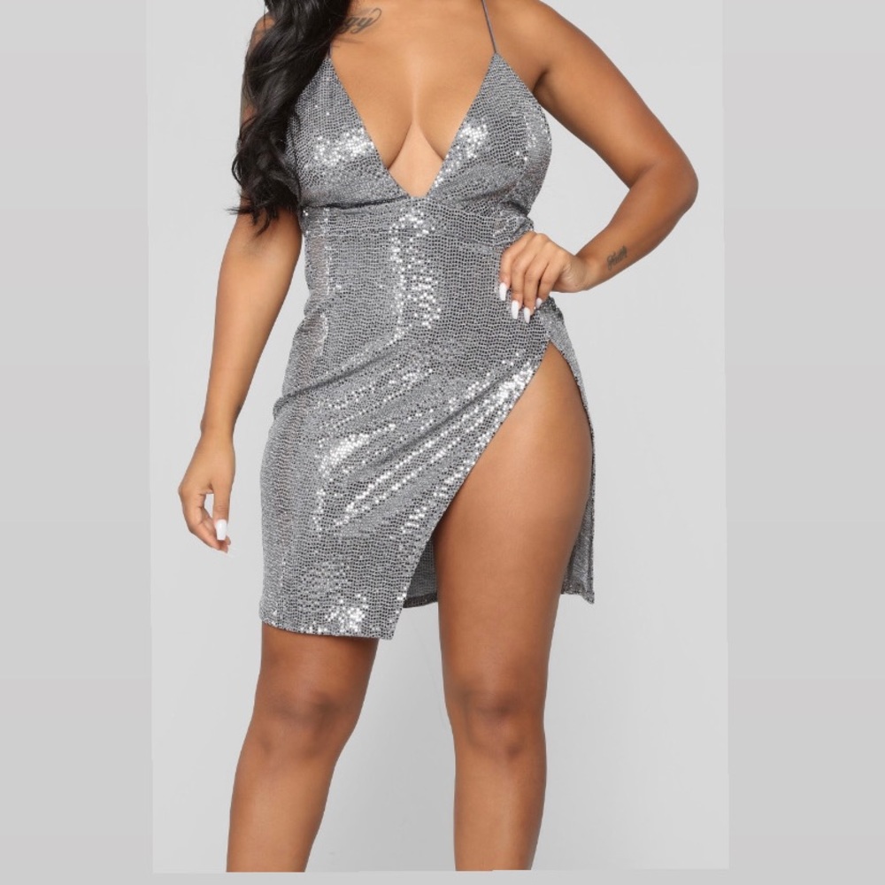 Silver dress